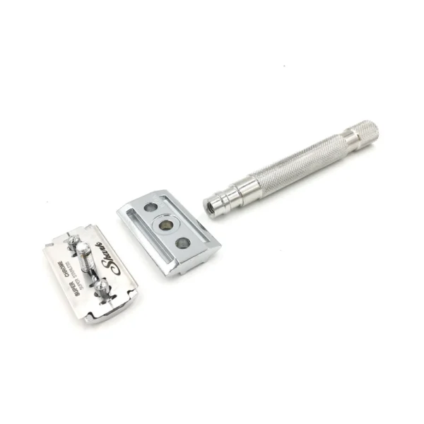 Parker 64S Stainless Steel Handle Safety Razor - Wish4Blades