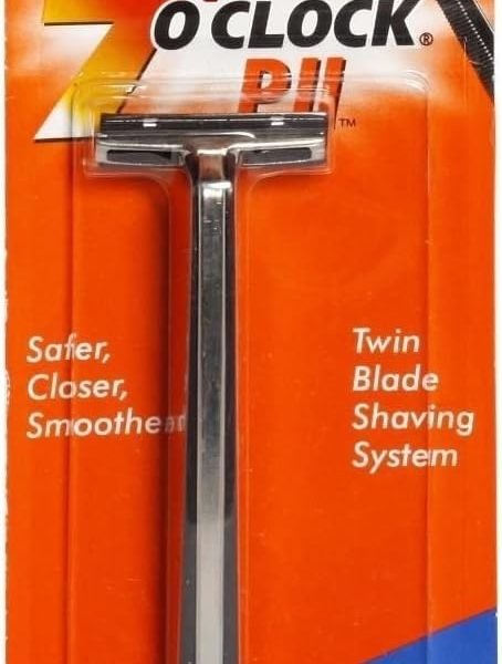 Two Razor Sunstar Legendary Gillette 7 O'Clock Trac II Razor Handle | Smooth Shaving